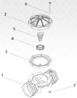 Armas 500 series valve parts