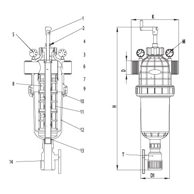 PV Plastic Vacuum Screen Filter