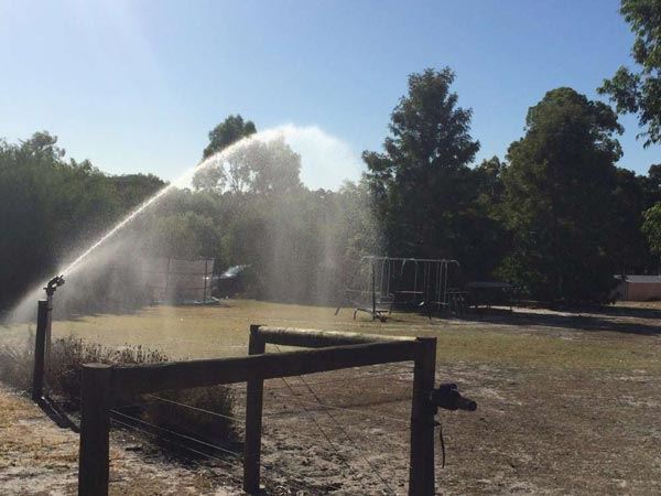 Turf and Exterior Fire Fighting Sprinkler, Unique water distribution