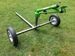 Cost effective turbine drive agricultural sprinkler cart