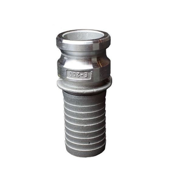 Aluminium Camlock Type E (Male Coupler - Hose Tail)