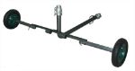 DuCaR 2" wheeled cart extendable legs