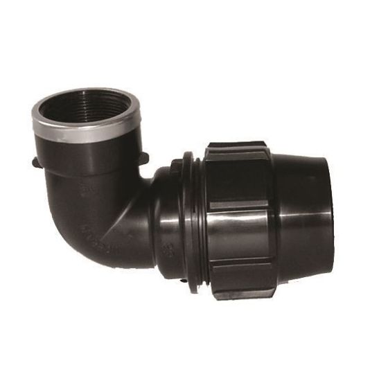 Plasson 7155 90° Metric Mine - Female Elbow