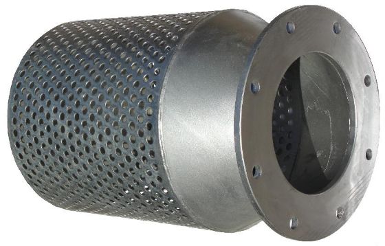 Galvanised-steel-flanged-strainer