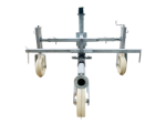 Casella-Hy-Turbine-110-400-Hard-Hose-Irrigator-trolley-with-iron-wheels