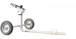 DuCaR Atom 35 impact sprinkler with 40mm male threaded wheeled cart