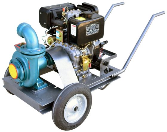 DuCaR 12 HP Diesel Powered High Volume and Pressure Irrigation Pump